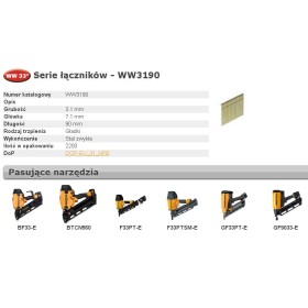 Bostitch Gwoździe Ww 33` 3,1 X 90Mm 2200 Szt. Ww3190  2200 Szt.