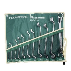 Rockforce Klucz Oczkowy Odgięty Kpl.11El.  6 - 36Mm
