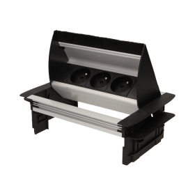 Orno Gniazdo Meblowe Wprzuszczane W Blat Ze Szczotką Przeciwkurzową I Przewodem 1.8M