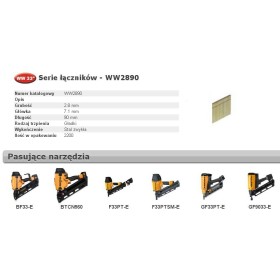 Bostitch Gwoździe Ww 33` 2,8 X 90Mm 2200 Szt. Ww2890 2200 Szt.
