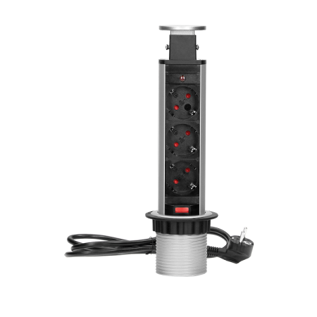 Orno Gniazdo Mebl 3X2P+Z Schuko