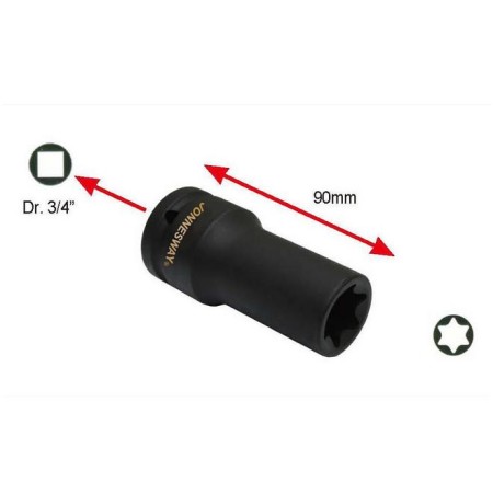 Jonnesway Nasadka Torx 3/4 E28X90Mm Scania