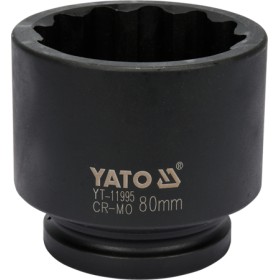 Yato Nasadka Udarowa 12-Kątna 1"  Krótka Do Piast 80Mm