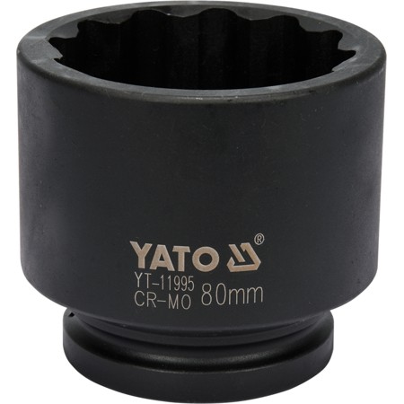 Yato Nasadka Udarowa 12-Kątna 1"  Krótka Do Piast 80Mm