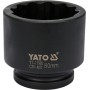 Yato Nasadka Udarowa 12-Kątna 1"  Krótka Do Piast 80Mm