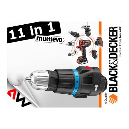 Black+Decker Głowica Multievo Do Wiercenia Udarowego 2-Biegi Mthd5