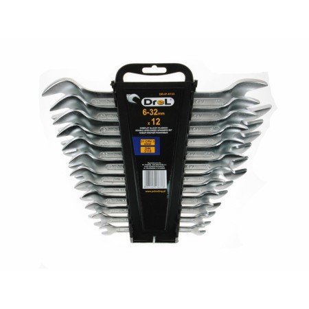 Drel Zestaw Kluczy  Płaskich  12Szt (6-32)