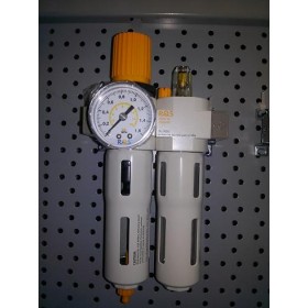 Rectus Filtr Odwadniacz + Reduktor + Naolejacz 1/4" Mini