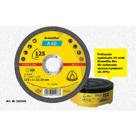 K.tarcza Met 125Mm X 1,0Mm X 22,2Mm  A60 Extra 25+5Szt.