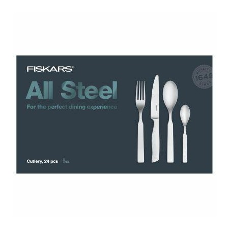 Fiskars Zestaw Sztućców 24Szt. All Steel
