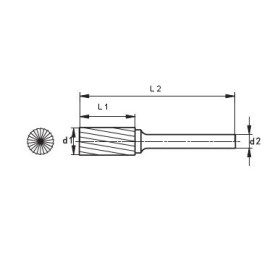 Asta Frez Rotacyjny 10X65 Zya-S  S6