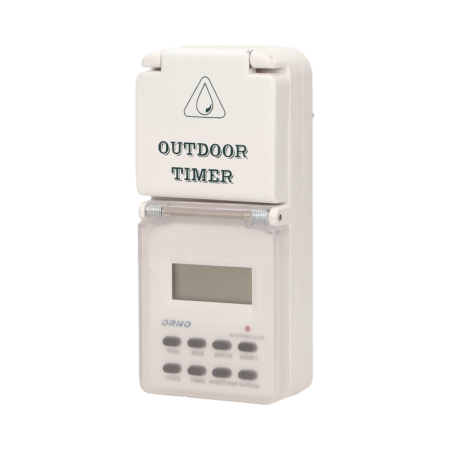 Orno Elektroniczny Programator Czasowy, 8 Programów, Ip44