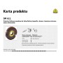 Klingspor Ściernica Listkowa Nasadzana Sm611 165Mm X 25Mm Gr.180