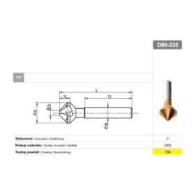Fanar Pogłebiacz Din-335-C 90" 10,4Hss