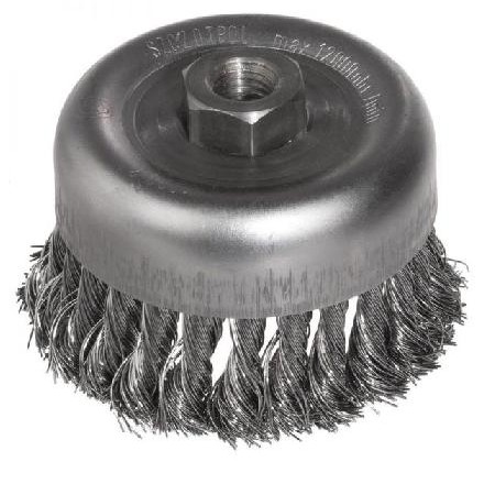 Szczotka Doczołowa Skręcana Fi 100Mm Gwint M14