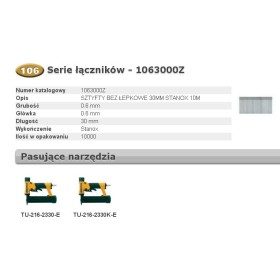 Bostitch Sztyfty Mini 106 30Mm 10 000 Szt.