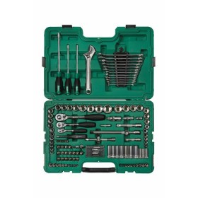 SATA ZESTAW KLUCZY  124el  1/4"  3/8" 1/2"WALIZKA