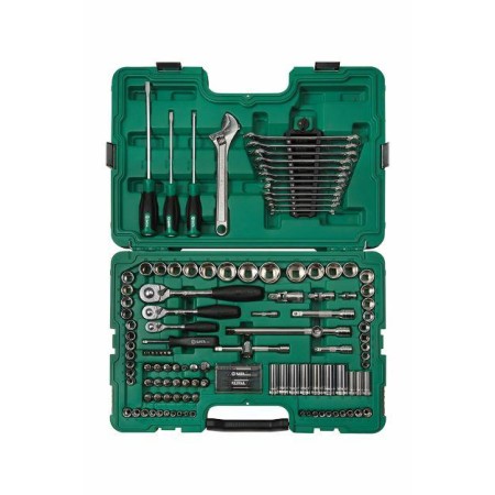 SATA ZESTAW KLUCZY  124el  1/4"  3/8" 1/2"WALIZKA