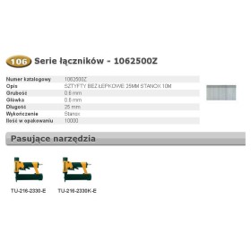 Bostitch Sztyfty Mini 106 25Mm 10 000 Szt.