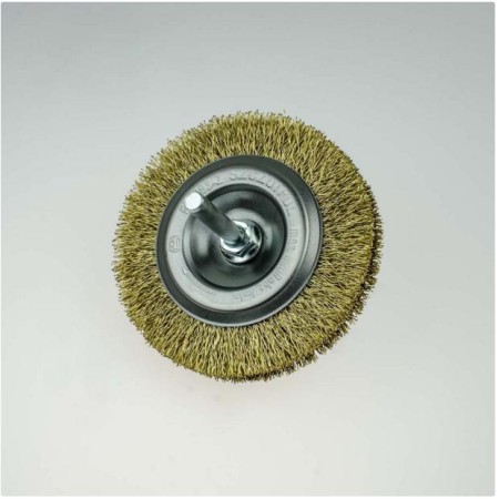 Szczotka 100Mm Tarczowa/Trzpień Mosiądz