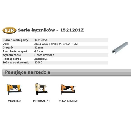 Bostitch Zszywki Sjk 12Mm 10 000 Szt.