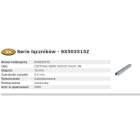 Bostitch Zszywki Sx 35X15
