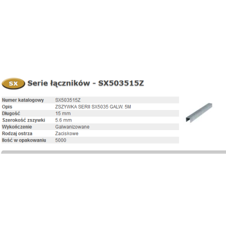 Bostitch Zszywki Sx 35X15