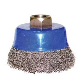 Szczotka Druciana Doczołowa Z Gwintem 100Mm Srr-Do100