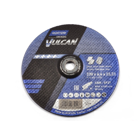 Norton Tarcza Vulcan Do Metalu 230Mm X 6.4Mm X 22.2Mm -T27  A30S