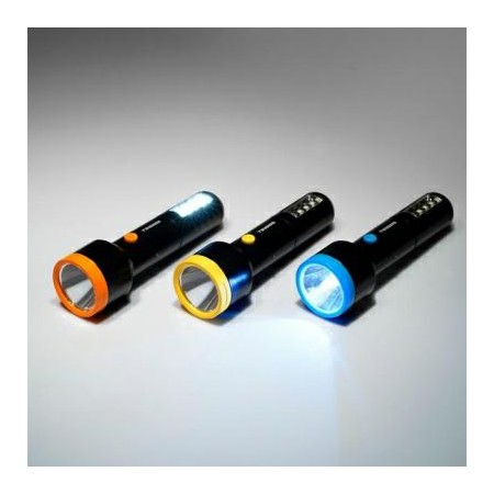 Tiross Latarka Ładowalna Led 3W+4Smd