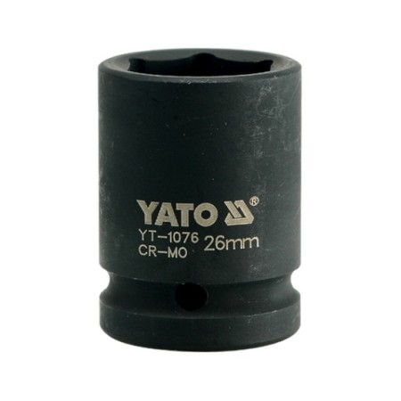 Yato Nasadka Udarowa  6-Kątna  3/4"  Krótka 26Mm