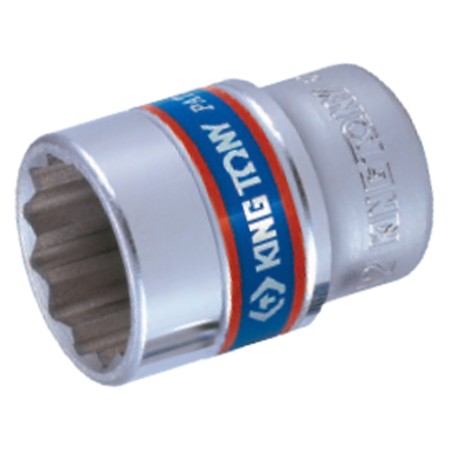 King Tony Nasadka Krótka 12-Kątna 1/2"17Mm