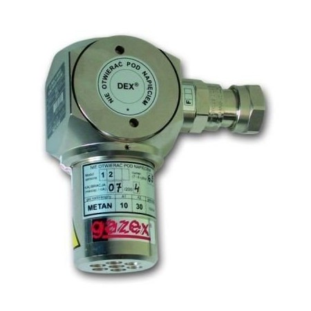 Detektor gazu ziemnego metan, 10/30% DGW, obudowa AL, wykonanie F4-C, sensor p-p, do kotłowni gazowych