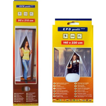 Siatka Zasłona Przeciw Owadom 140 X 220Cm /  2 X 75Cm