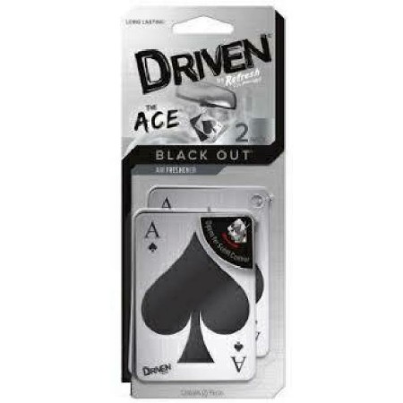 Zapach Samochodowy Karta As Black 2Szt, /Driven  Out