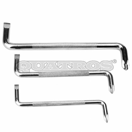 Quatros Wkrętaki Wygięte Kpl. 3Szt.