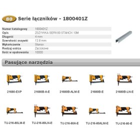 Bostitch Zszywki 80  4Mm 10 000 Szt.