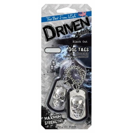 Zapach Samochodowy Nieśmiertelnik Black Out 2Szt. /Driven