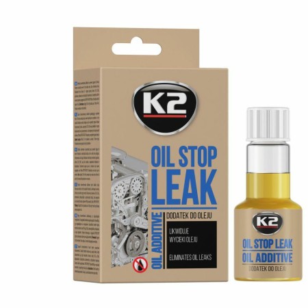 K2 Skoncntrowany Dodatek Zapobiegający Wyciekom Oleju. Stop Leak Oil 50Ml