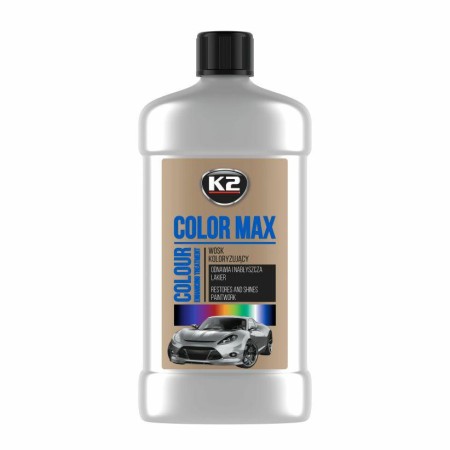 K2 Wosk Koloryzujący Nabłyszcza I Chroni. Color Max 500 Szary  500Ml