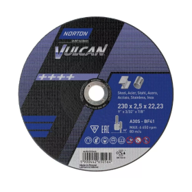 Norton Tarcza Vulcan Do Metalu 230 X 2.5 X 22.2Mm-T41 A30S