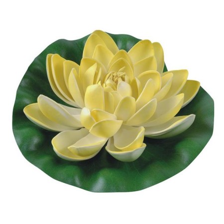 Greenmill Lilia Wodna Średnica 19Cm Kolor Żółty - Plastikowa Gąbka