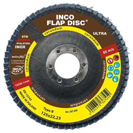 Ściernica Listk.incoflex Nr  125 P120 Ultra