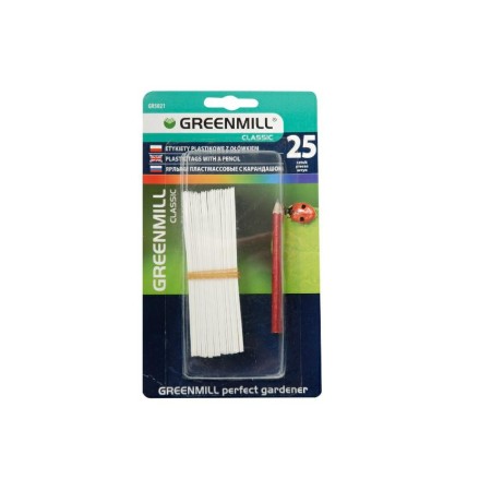 Greenmill Etykiety Plastikowe Z Ołówkiem