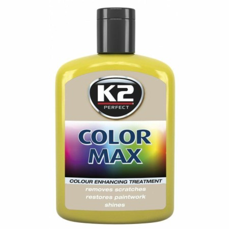 K2 Wosk Koloryzujący, Nabłyszcza I Chroni. Color Max 200 Żółty 200Ml
