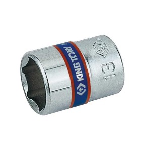 King Tony Nasadka Krótka 1/4" 13Mm X 24,5Mm 6-Kątna Chrom