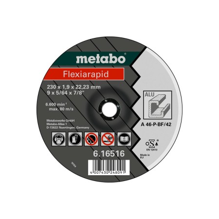 Metabo Tarcza Metal 125X1,0X22,23Mm Alu