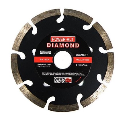 Silver Tarcza Diamentowa 125Mm Segmentowa Power-Alt