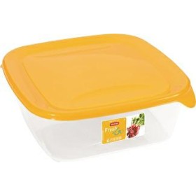 Curver Pojemnik Na Żywność"Fresh&Go" 
Kwadratowy 0,8L   /Żółty/ 
Transparentny