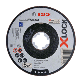 Bosch Tarcza Met.125Mm X 1,6Mm X 22Mm   X-Lock